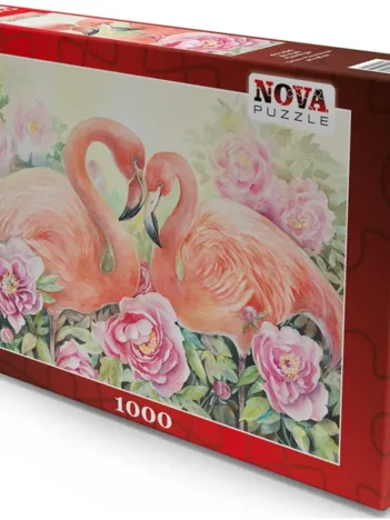Produit Flamants Roses Amoureux Image