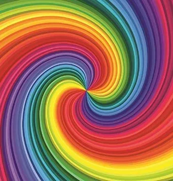 Produit Spirale Tourbillon Arc-en-ciel Image