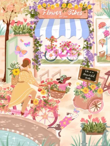 Produit Vélos Fleuris Image