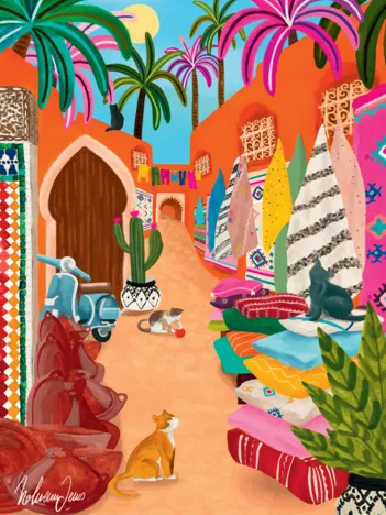 Produit Mini Puzzle - Souk de Marrakech Image