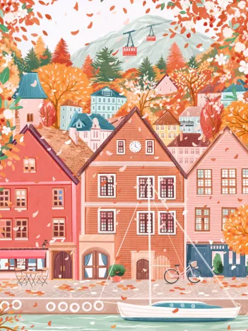 Produit Mini Puzzle - Bergen Image