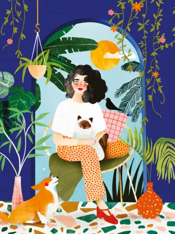 Produit Jardin Bleu Image