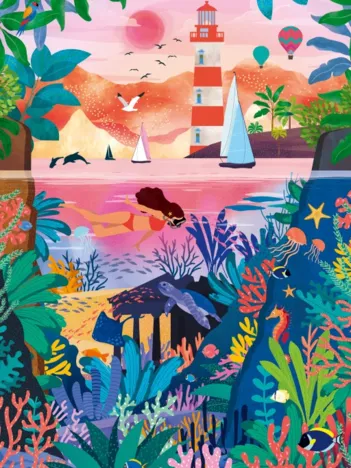 Produit Fonds Marins Colorés Image