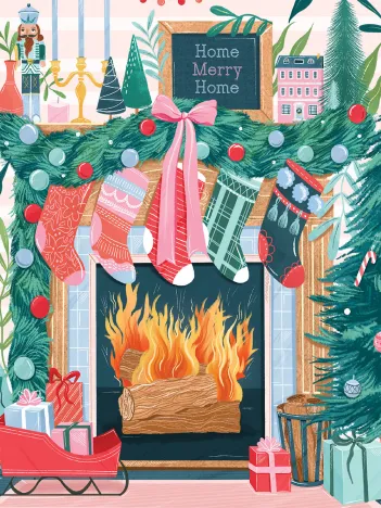 Produit Cheminée de Noël Image