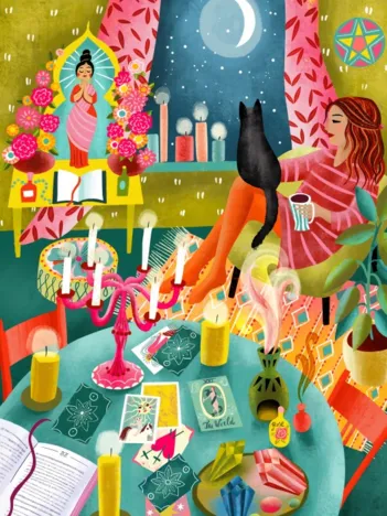 Produit Coin Lecture Magique sous la Lune Image