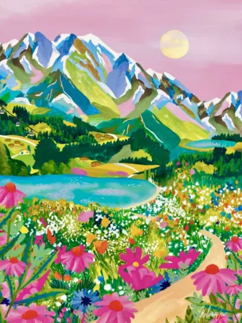 Produit Lever de Soleil sur les Alpes Image