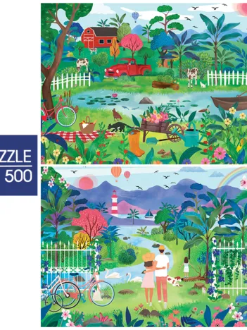 Produit 2 Puzzles - Ode au Printemps Image