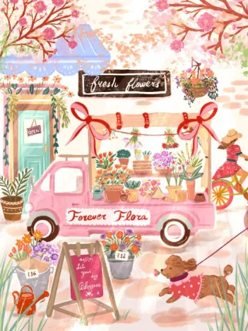 Produit Forever Flora, Flower Truck Image