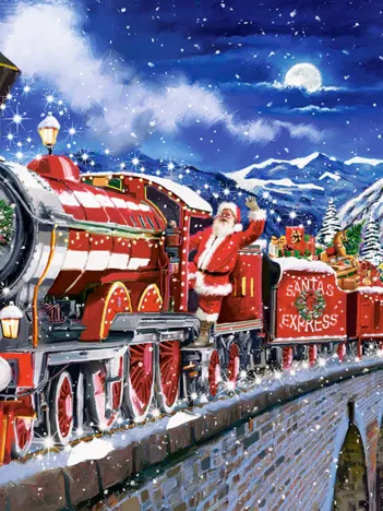 Produit Le Père Noël Arrive Bientôt en Ville Image