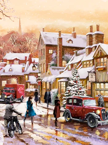 Produit Pays d'Hiver Vintage Image