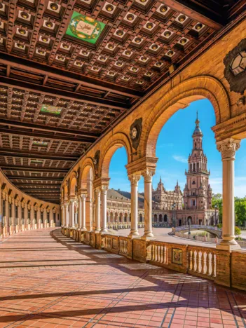 Produit Place de l'Espagne, Séville, Espagne Image