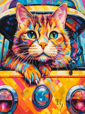 Produit Chat qui Voyage en Buse Image