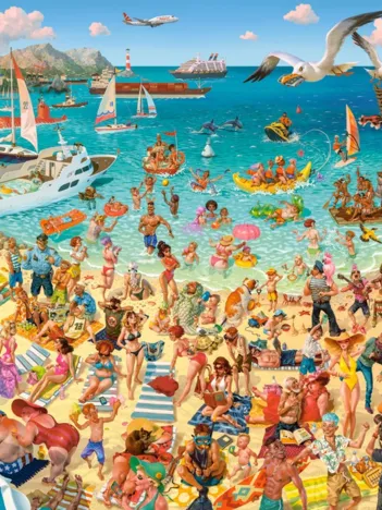 Produit Art Collection - Amusement à la Plage Image