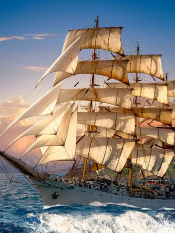 Produit Navigation au Coucher du Soleil Image