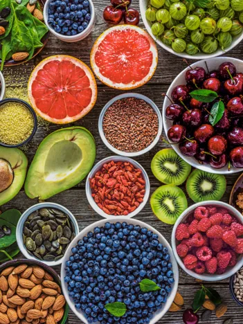 Produit Table Pleine de Super Aliments Image