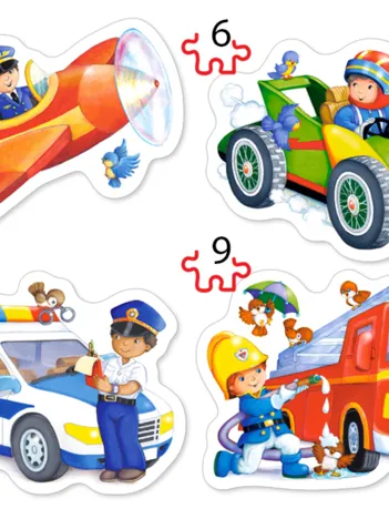 Produit 4 Puzzles - Exciting Jobs Image