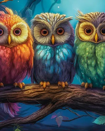 Produit Trois Petits Hiboux Image