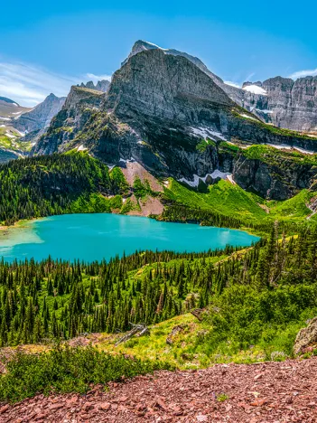 Produit Grinnell Lake, Glacier National Park, USA Image