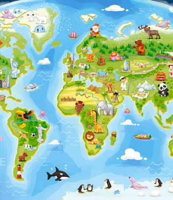 Produit Pièces Maxi - Carte du Monde Image