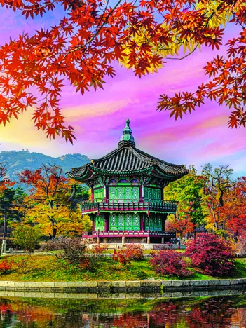 Produit Palais de Gyeongbokgung, Séoul, Corée du Sud Image