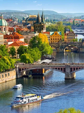 Produit Vue des Ponts de Prague Image