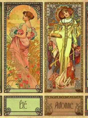 Produit Mucha Alfons - Seasons Image