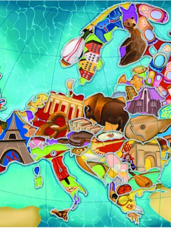 Produit Europe Map Image