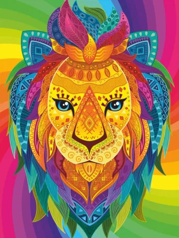 Produit Lion Abstrait Image