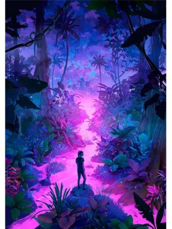 Produit Puzzle UNIVERSE - Neon Forest Image