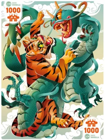 Produit Puzzle UNIVERSE - The Tiger & The Dragon Image
