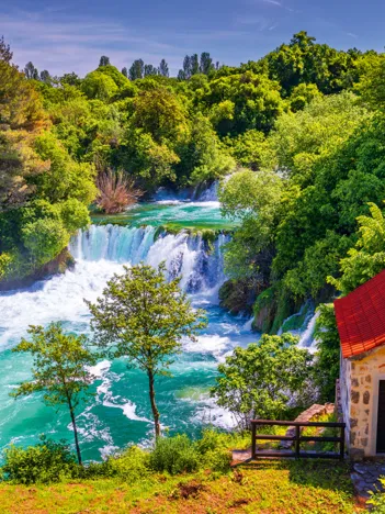 Produit Cascades de Krka, Croatie Image