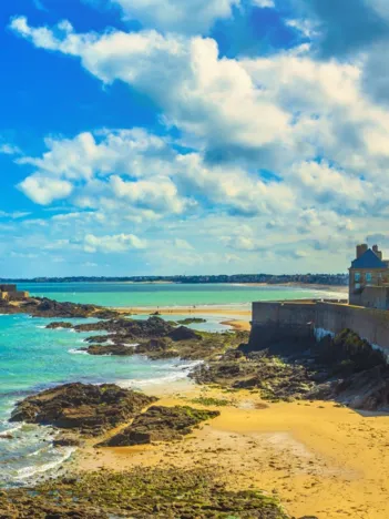 Produit Plage de Saint Malo, Bretagne Image