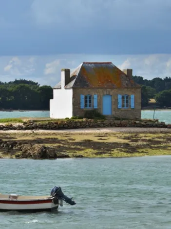 Produit Petite Maison sur une Ile, Bretagne Image
