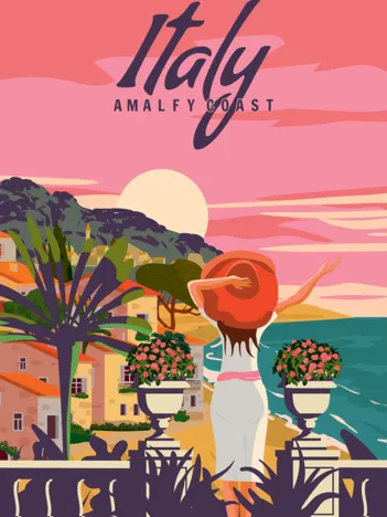 Produit Italie - Côte d'Amalfy Image