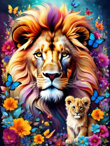 Produit Lions - Maternal Love Collection Image