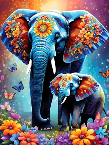 Produit Elephants  - Maternal Love Collection Image