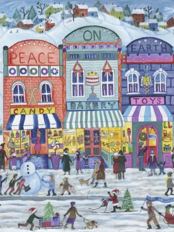 Produit Village de Noël Paix sur Terre Image