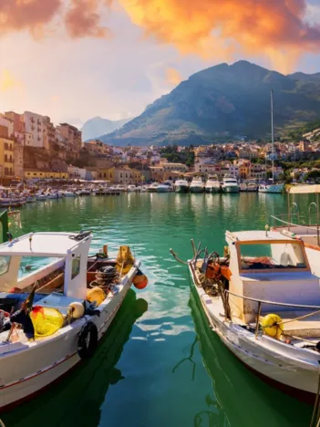 Produit Port et Bateaux de Pêche - Sicile Image