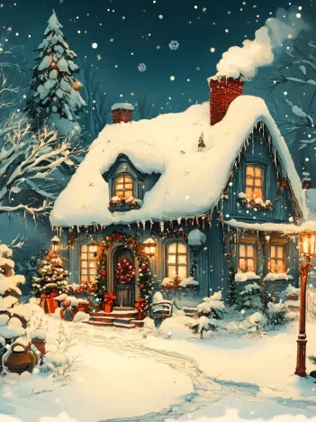 Produit Cottage de Noël Image