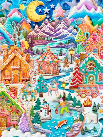 Produit Colorful Cookietown Night Image