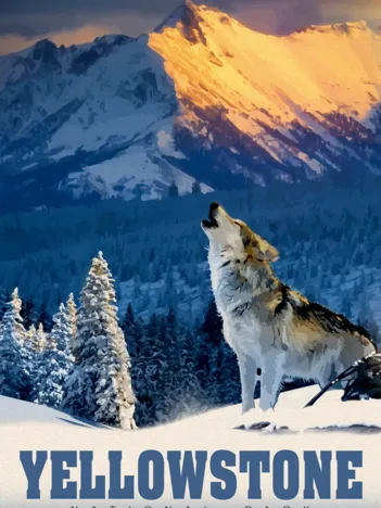 Produit Loup de Yellowstone Image