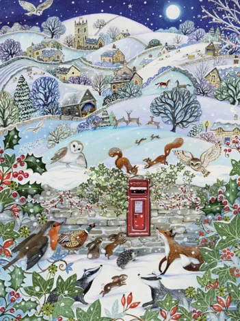 Produit Village par une Nuit d'Hiver Image