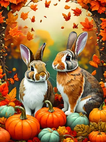 Produit Autumn Bunnies Image