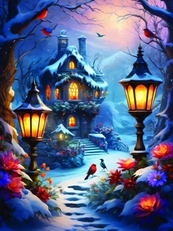 Produit Enchanted Wintery Scene Image