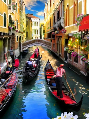 Produit Les Bateliers de Venise Image