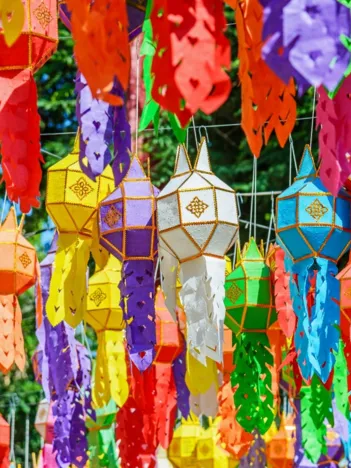 Produit Lanternes Colorées Image