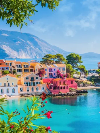 Produit Village coloré d'Assos - Grèce Image