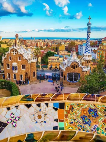 Produit View from Park Guell, Barcelona Image