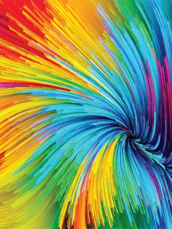 Produit Colorful Paint Swirl Image
