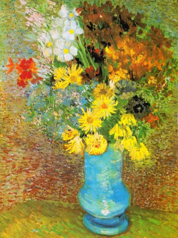 Produit Vincent Van Gogh : Vase avec marguerites et anémones Image
